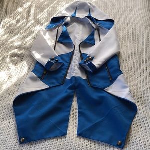 Assassins Creed Blue & White Cosplay Jacket